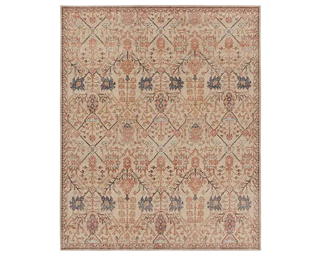 Jaipur Living Eden  Solanine Hand-Knotted  Rust/Cream Rug - Chapin Furniture