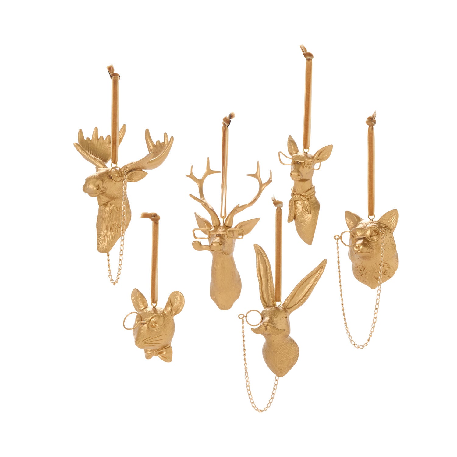 Set of 6 E + E Ornaments - Chapin Furniture