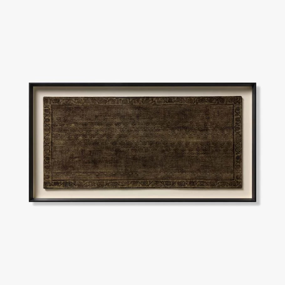 Amber Lewis x Loloi Felton Green / Black 4'-8" x 2'-4" Wall Art - Chapin Furniture