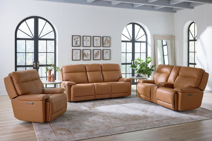 Bassett Club Level Fletcher Power Motion Wallsaver Recliner in Antelope - Chapin Furniture