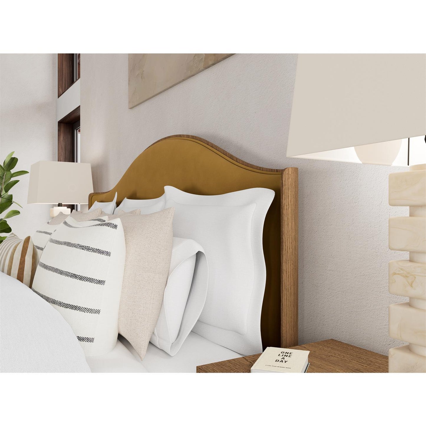 Halbrooke King Upholstered Bed - Chapin Furniture