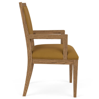 Halbrooke Upholstered Back Arm Chair - Set of 2 - Chapin Furniture