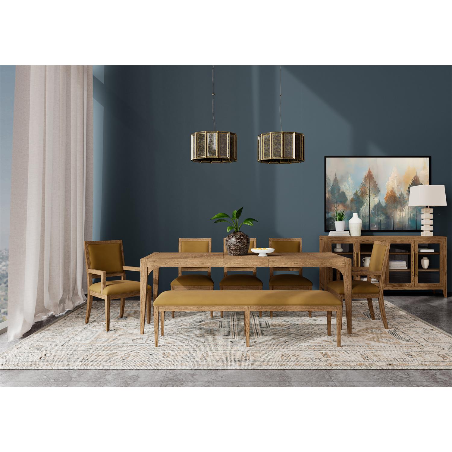 Halbrooke Upholstered Dining Bench - Chapin Furniture