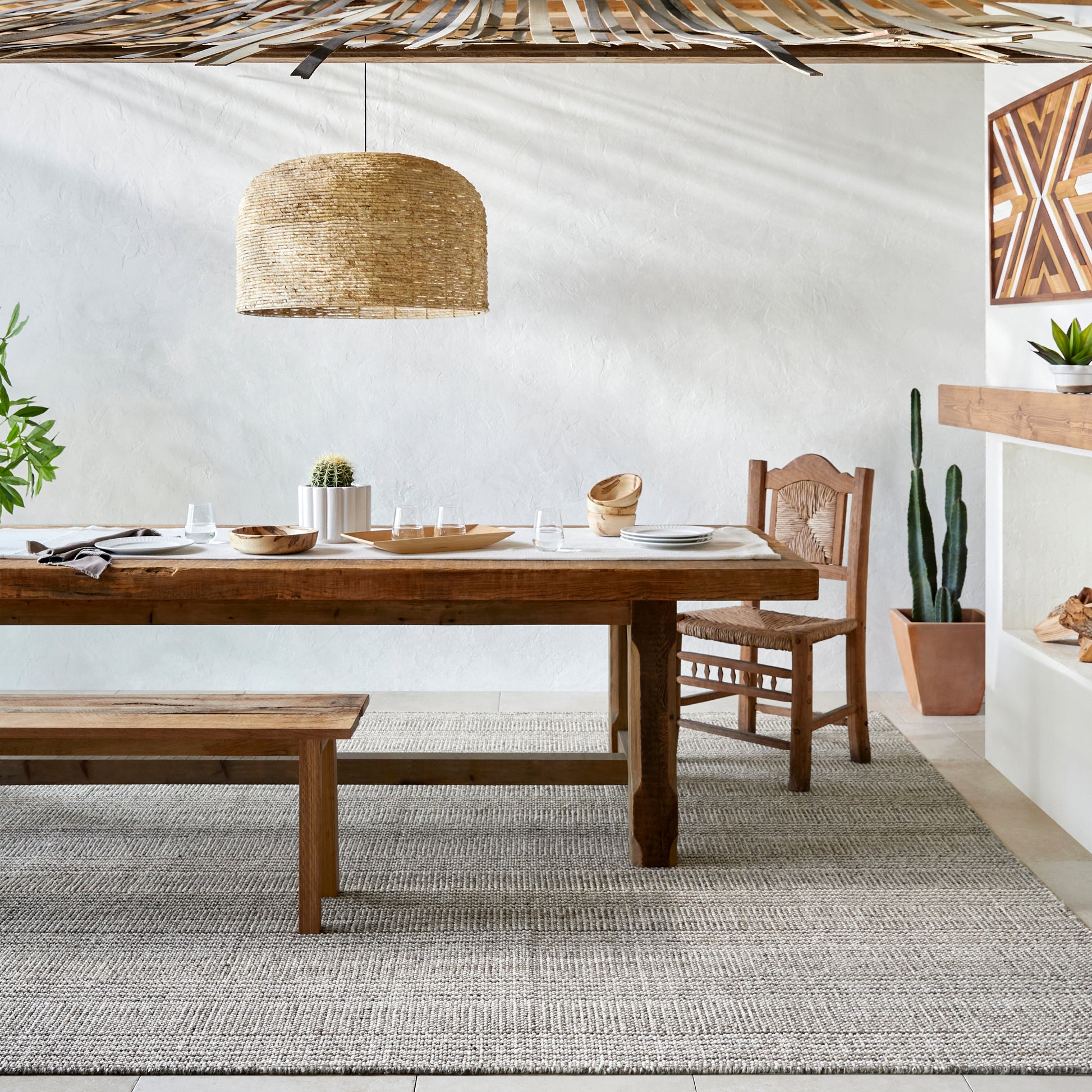 Hope HOP-2300 Rug- Taupe, White, Brown - Chapin Furniture