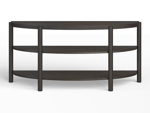 Hadleigh Black Demilune Sofa Table - Chapin Furniture