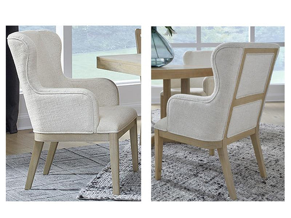 Somerset Dining Arm Chair w/ Upholstered Seat & Back - Chapin Furniture