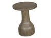 Bosley Lt. Brown Round Accent Table - Chapin Furniture