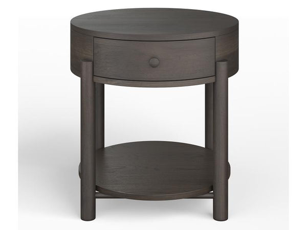 Hadleigh Black Round End Table - Chapin Furniture