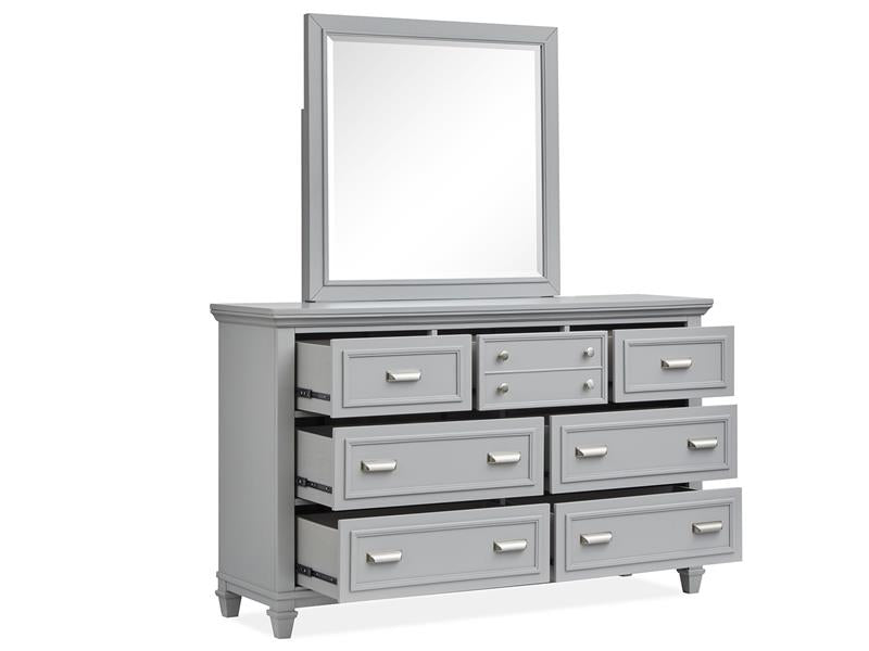 Charleston Drawer Dresser - Grey - Chapin Furniture