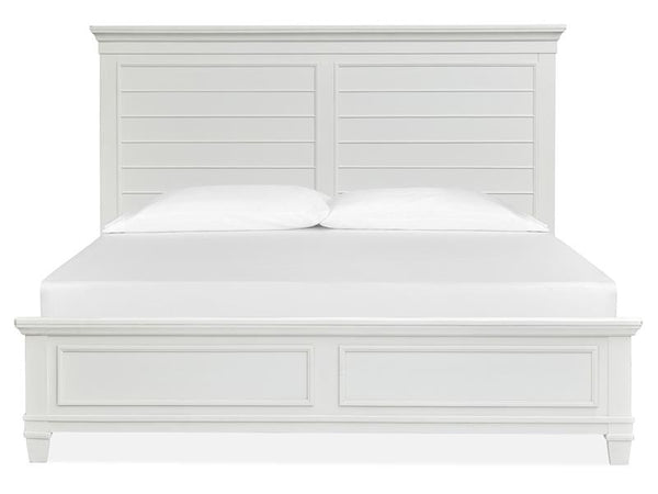 Charleston Complete Queen Panel Bed - White - Chapin Furniture