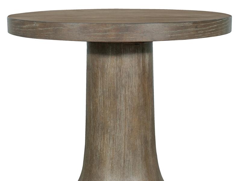 Bosley Lt. Brown Round Accent Table - Chapin Furniture
