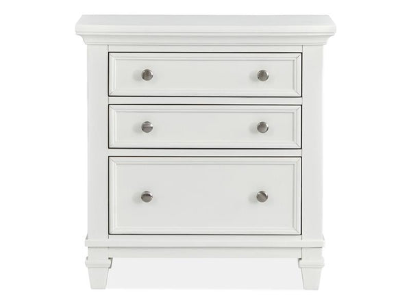 Charleston Drawer Nightstand - White - Chapin Furniture