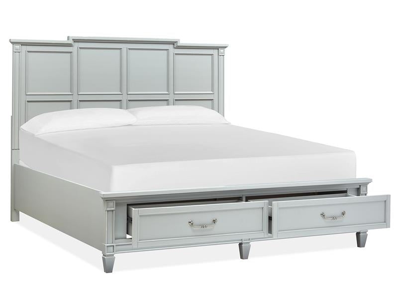 Glenbrook Complete Queen Panel Storage Bed - Chapin Furniture