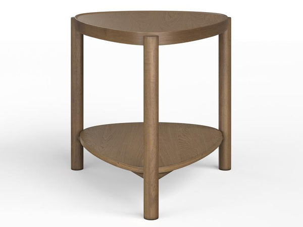 Hadleigh Brown Shaped Accent End Table - Chapin Furniture