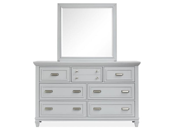 Charleston Landscape Mirror - Grey - Chapin Furniture