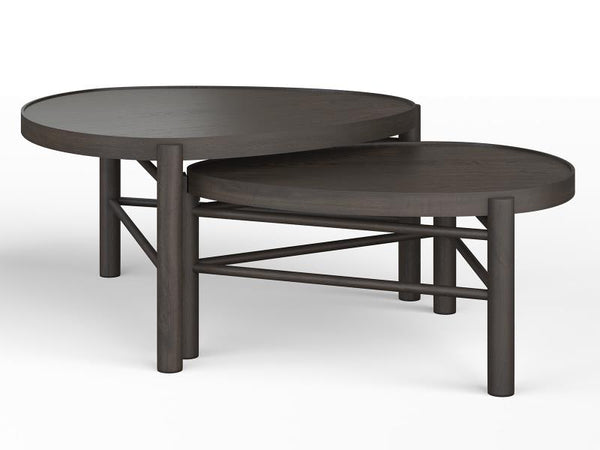 Hadleigh Black Nesting Cocktail Table - Chapin Furniture