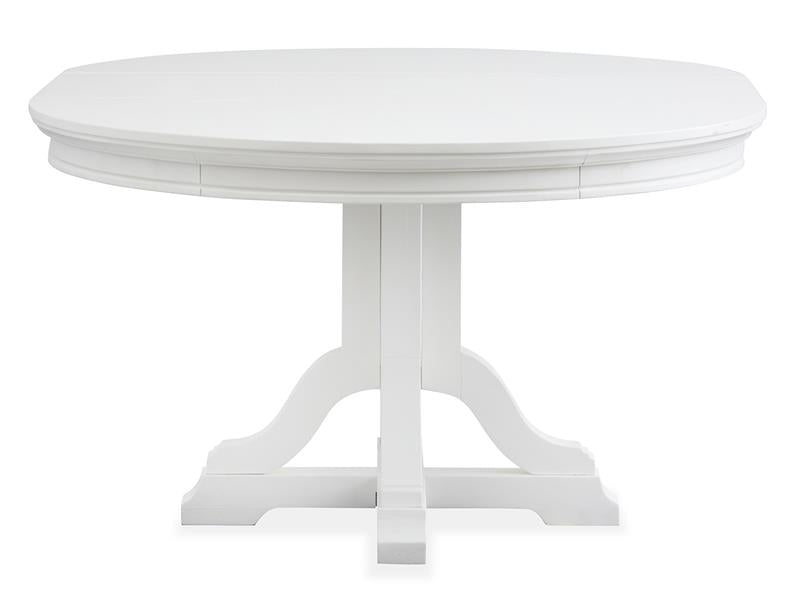 Charleston Round Dining Table - White - Chapin Furniture