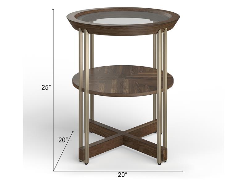 Elora Round End Table - Chapin Furniture