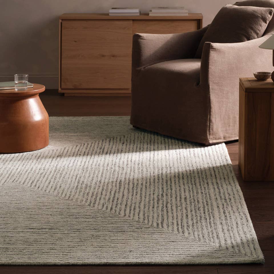Kafes Knox KAF01 Ivory/White Rug - Chapin Furniture