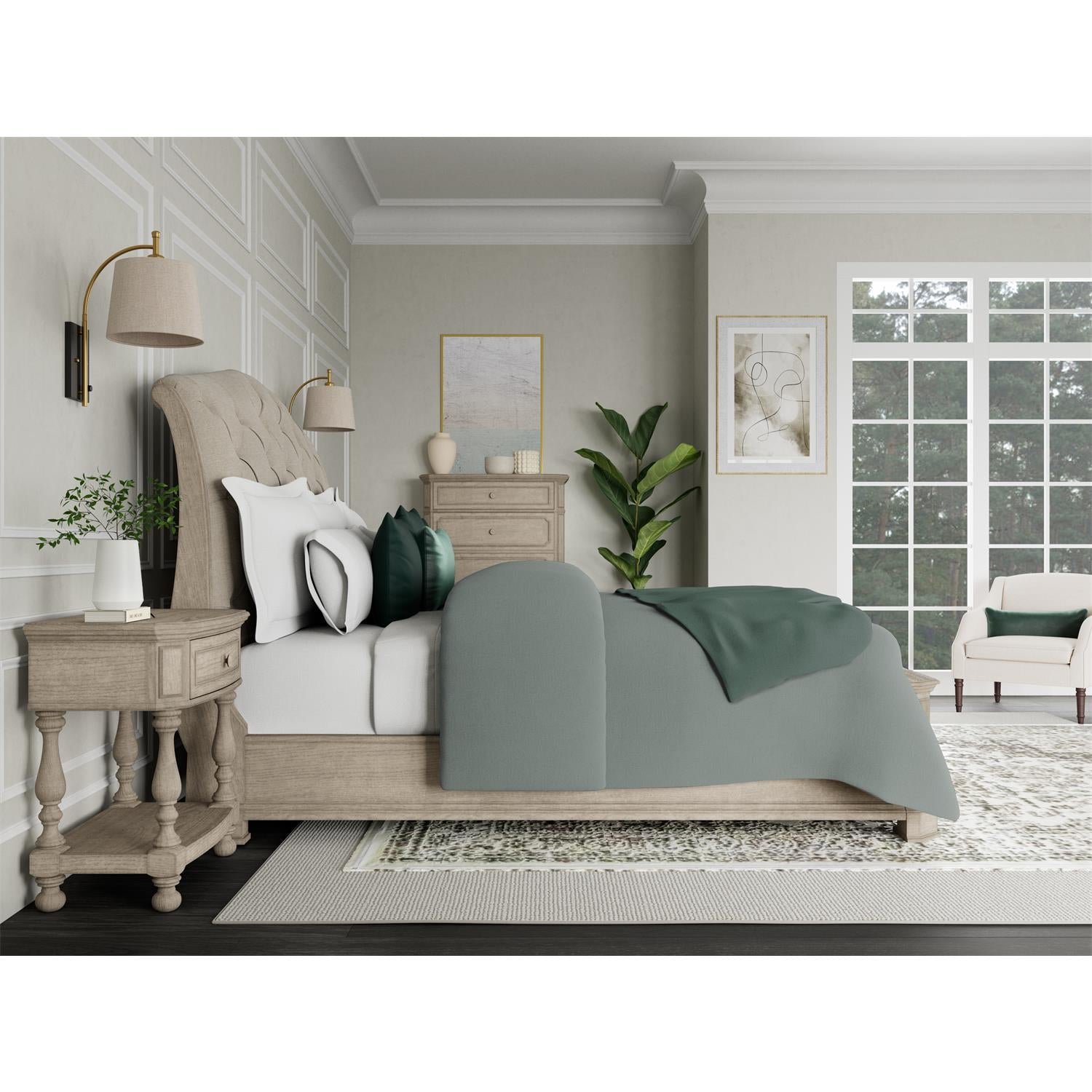 Kensington King Sleigh Bed - Chapin Furniture