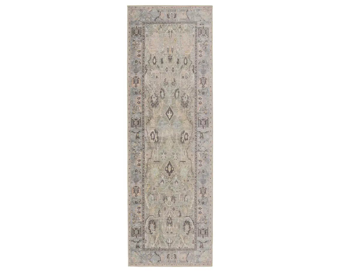 Jaipur Living Avin Oriental Green/ Blue Rug - Chapin Furniture