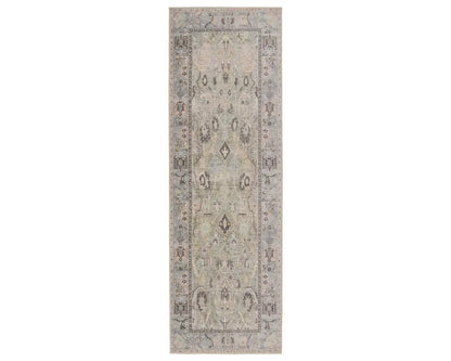 Jaipur Living Avin Oriental Green/ Blue Rug - Chapin Furniture