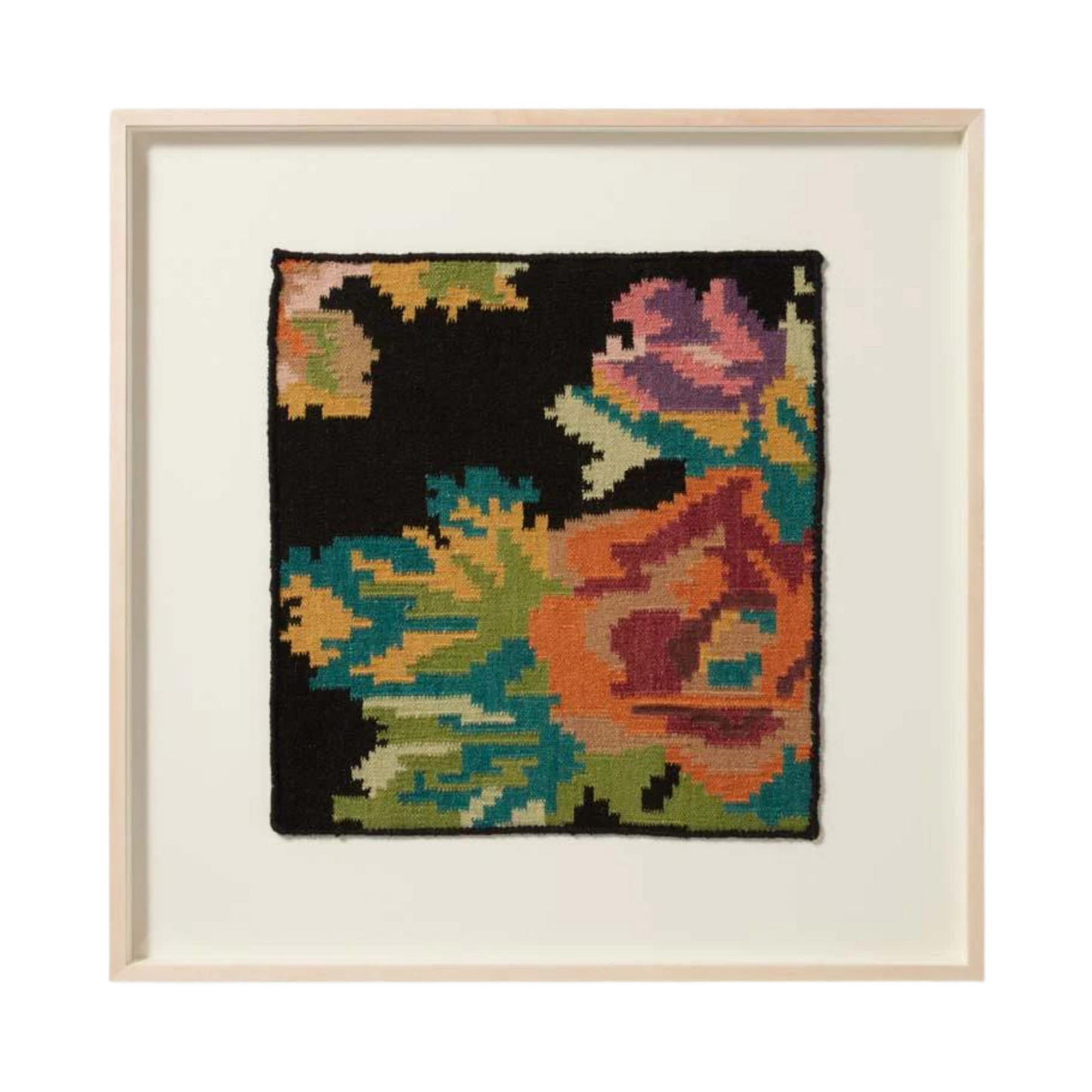 Loloi Blooms Berry 32" x 32" Wall Art - Chapin Furniture