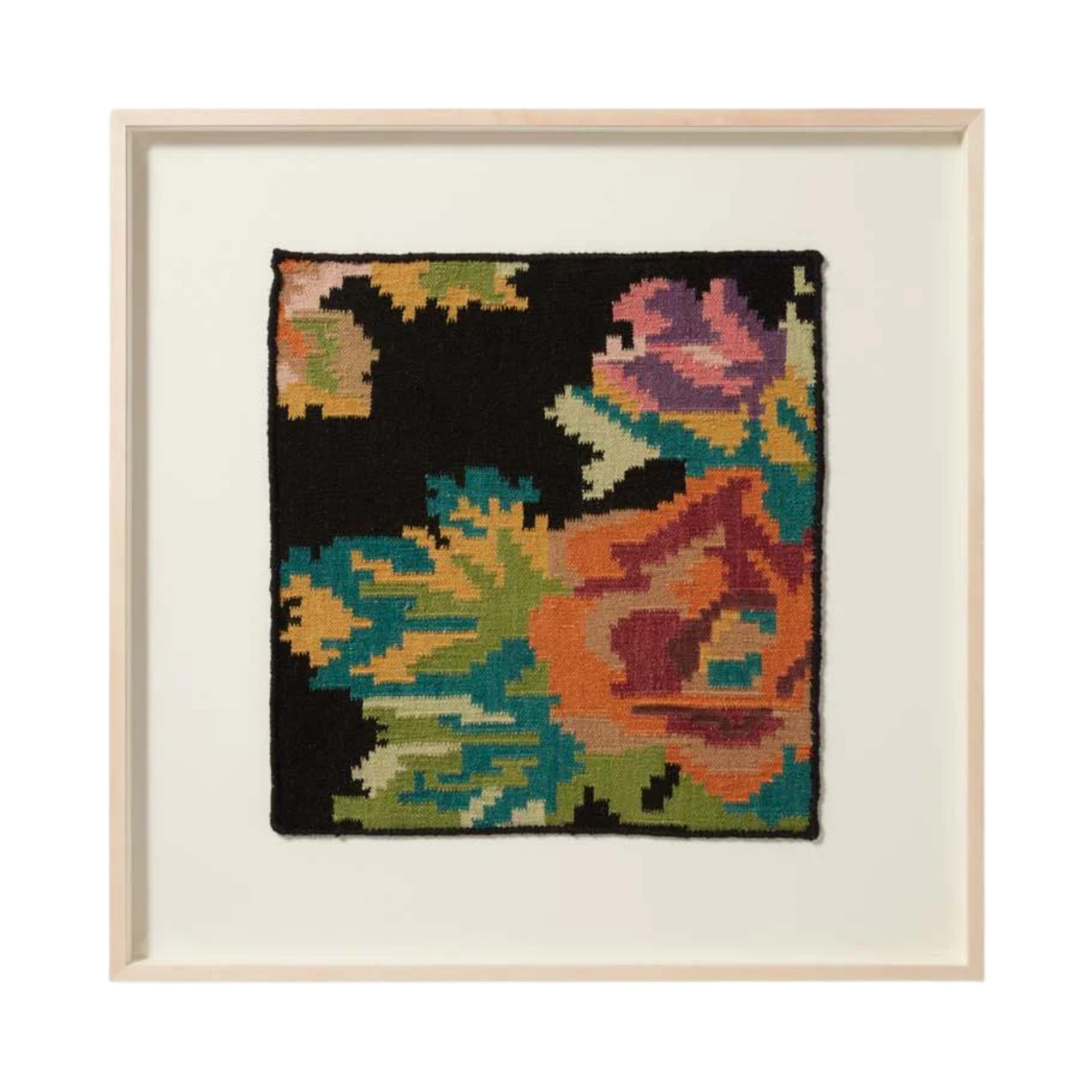 Loloi Blooms Berry 32" x 32" Wall Art - Chapin Furniture