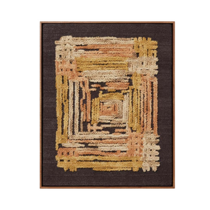 Loloi Intersecting 30" x 24" Wall Art - Chapin Furniture