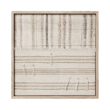 Loloi Patchwork C 17" x 17" Wall Art - Chapin Furniture