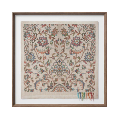 Loloi Rug Map Primary 25" x 25" Wall Art - Chapin Furniture