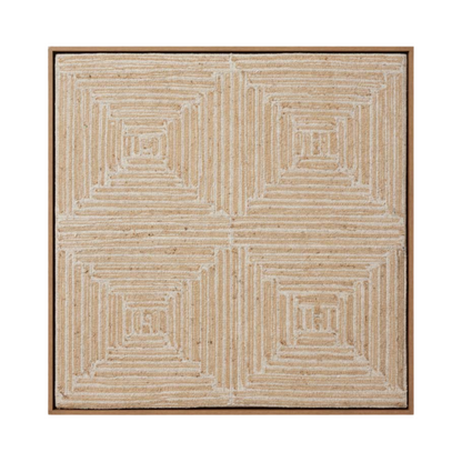 Loloi Style Quad 37" x 37" Wall Art - Chapin Furniture