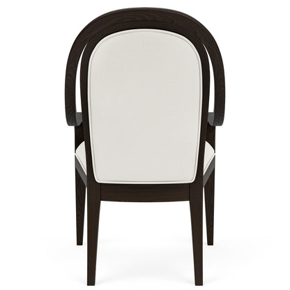 Lydia Curved Upholstered Arm Chair - Set of 2 - Chapin Furniture