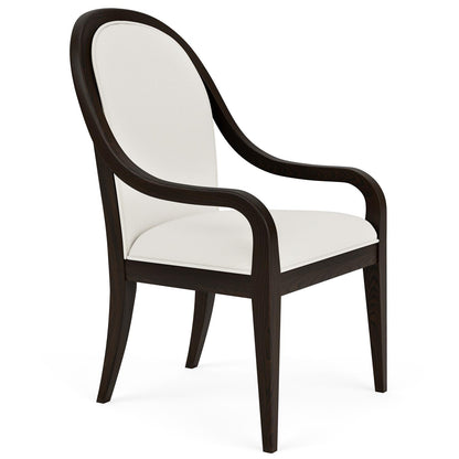 Lydia Curved Upholstered Arm Chair - Set of 2 - Chapin Furniture