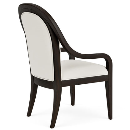 Lydia Curved Upholstered Arm Chair - Set of 2 - Chapin Furniture