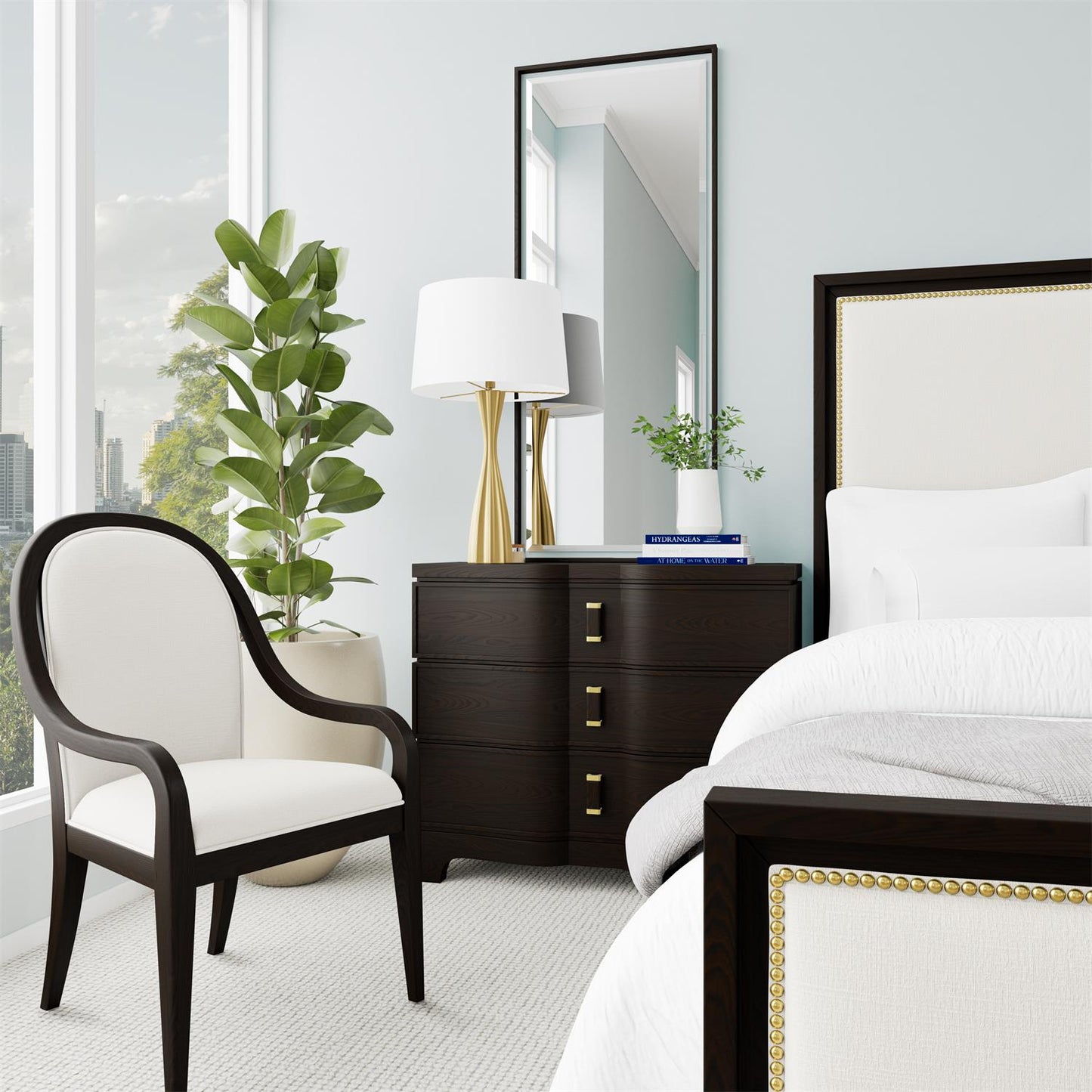 Lydia King Upholstered Bed - Chapin Furniture