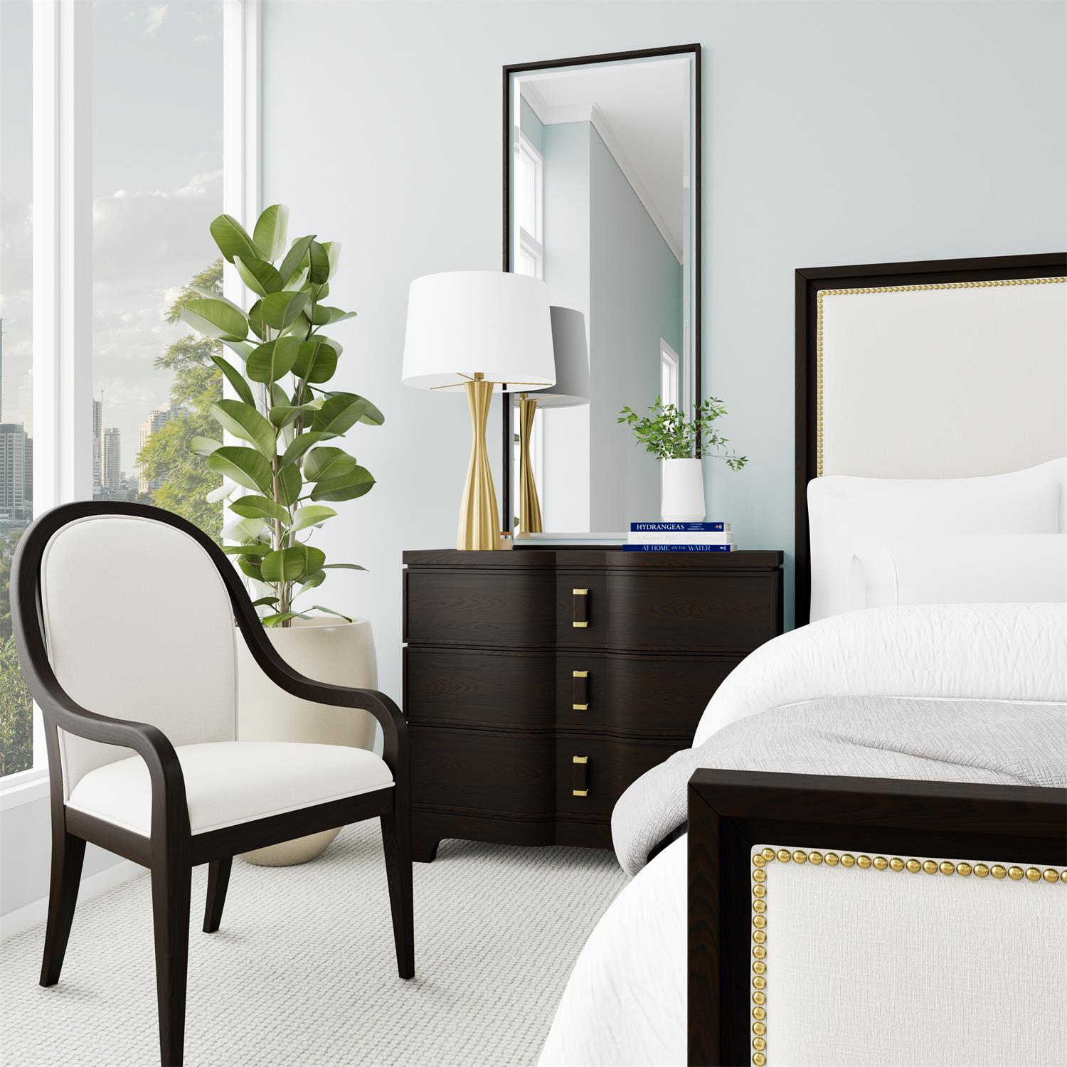 Lydia King Upholstered Bed - Chapin Furniture