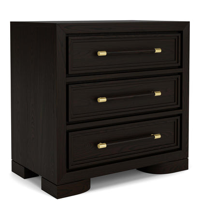 Lydia Three Drawer Nightstand - Chapin Furniture
