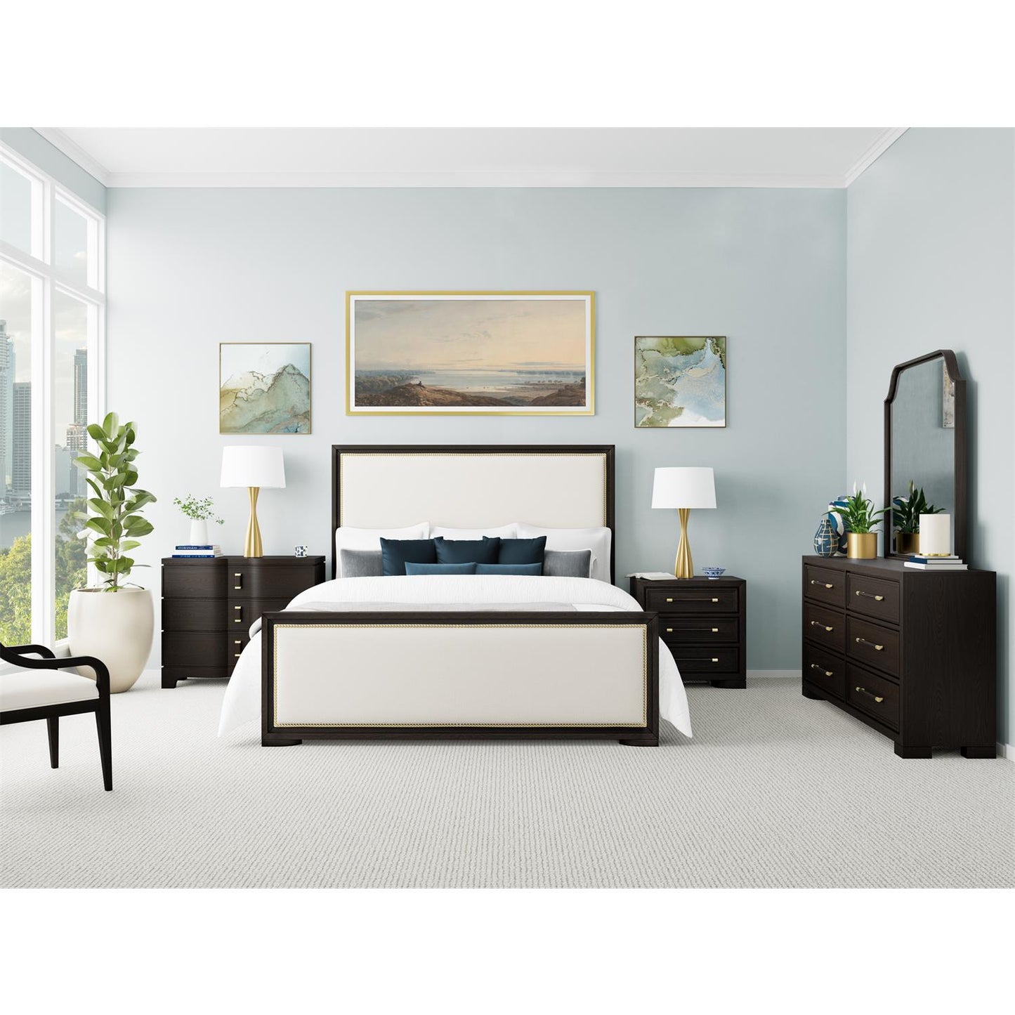 Lydia Three Drawer Nightstand - Chapin Furniture