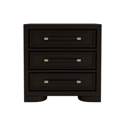 Lydia Three Drawer Nightstand - Chapin Furniture