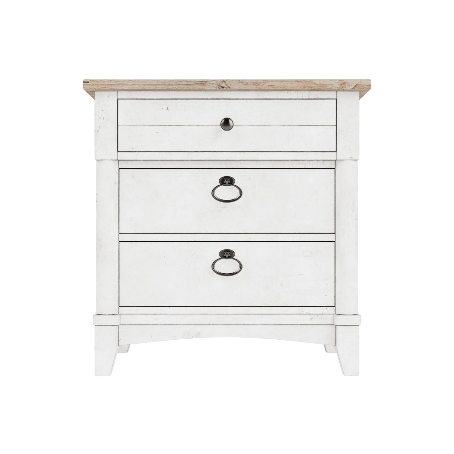Maddox Three Drawer Nightstand - Chapin Furniture