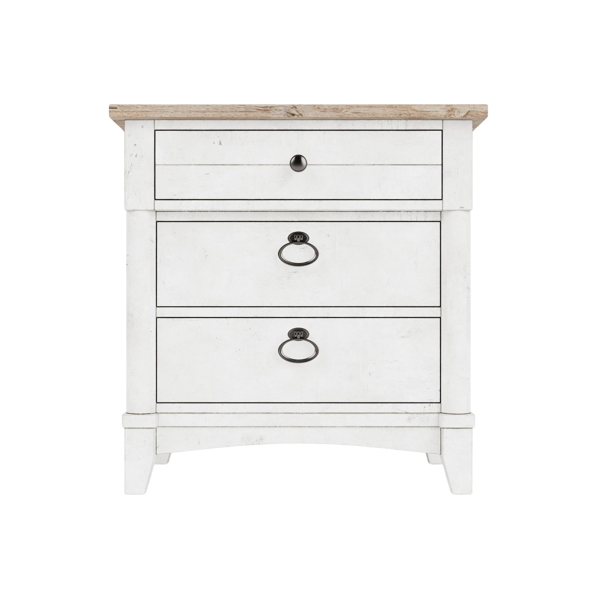 Maddox Three Drawer Nightstand - Chapin Furniture