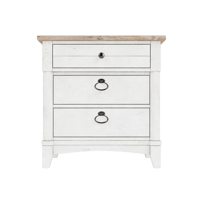 Maddox Three Drawer Nightstand - Chapin Furniture