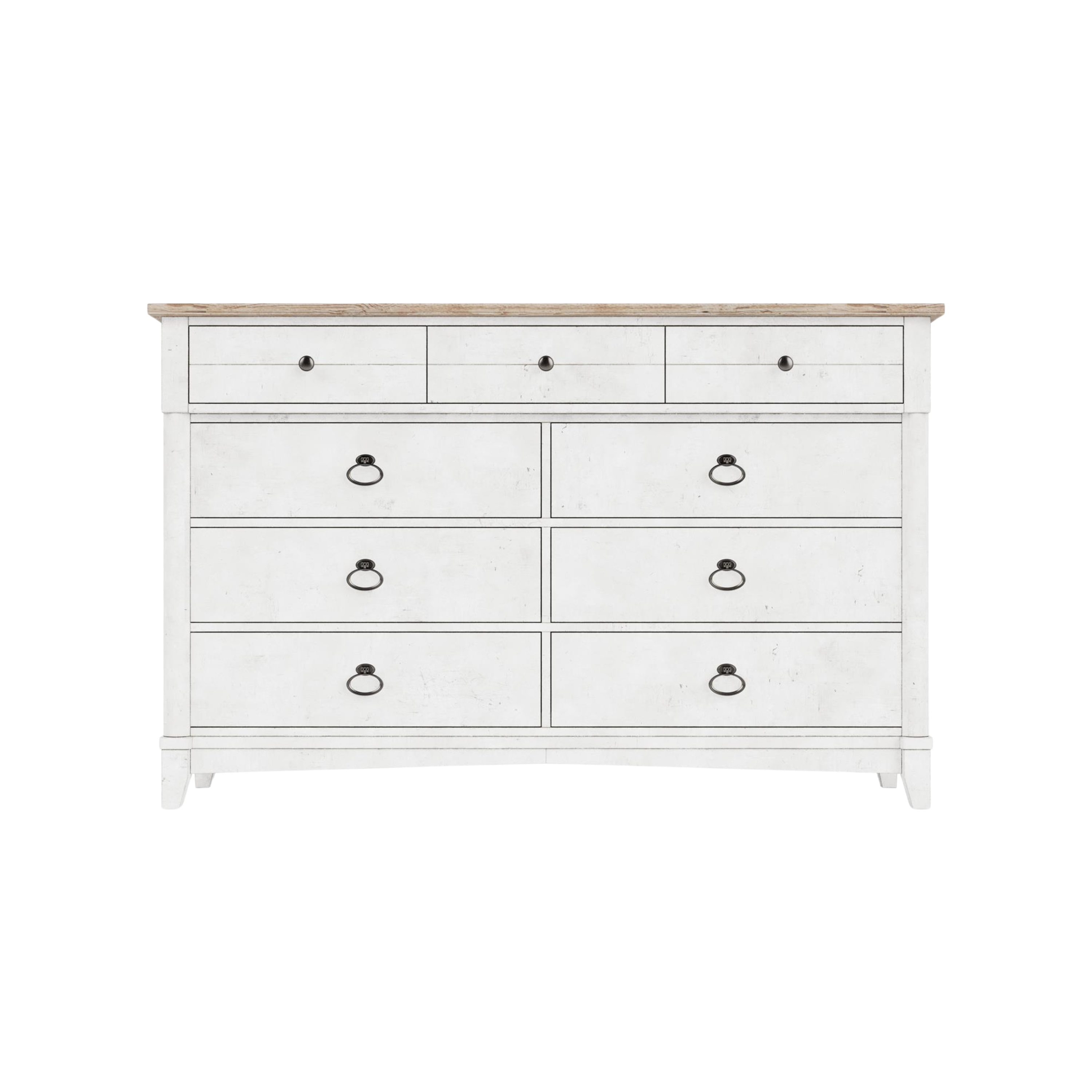 Maddox Nine Drawer Dresser