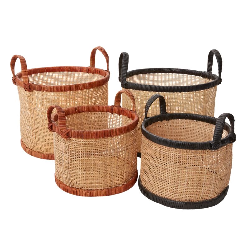 Maple Basket- Set of 2, Brown - Chapin Furniture