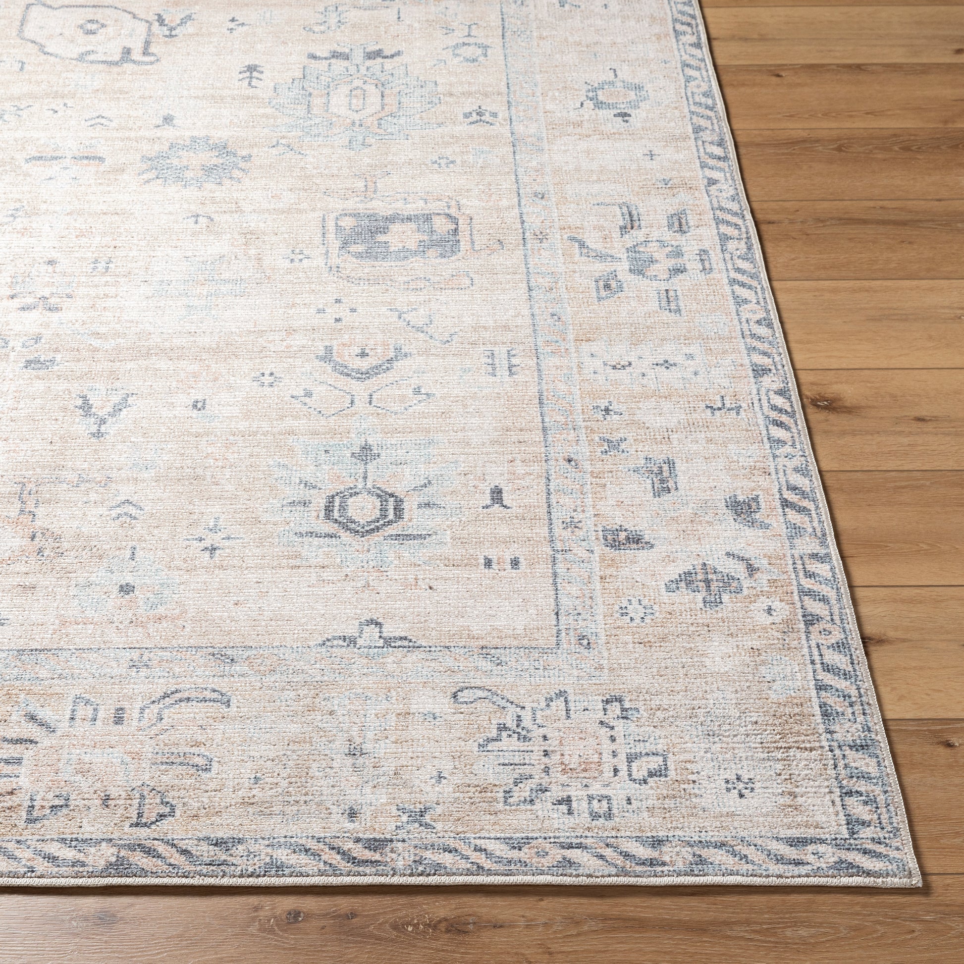 Marlon MLO-2306 Rug- Beige, Blue - Chapin Furniture
