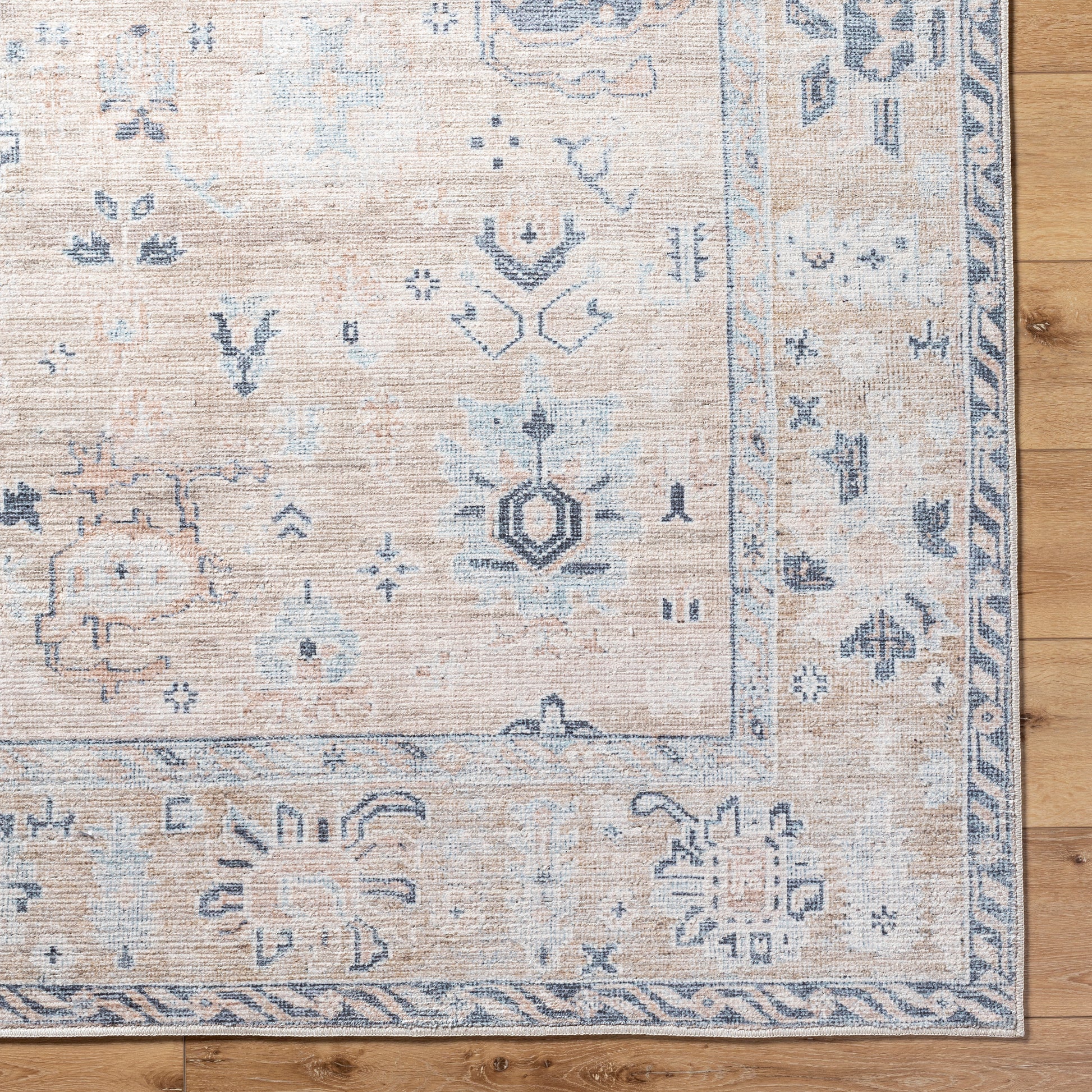 Marlon MLO-2306 Rug- Beige, Blue - Chapin Furniture