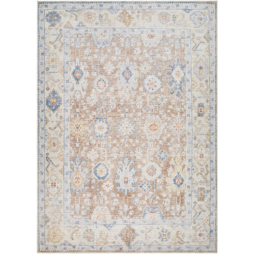 Marlon MLO-2307Rug- Mustard, Beige, Blue - Chapin Furniture