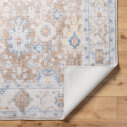 Marlon MLO-2307Rug- Mustard, Beige, Blue - Chapin Furniture