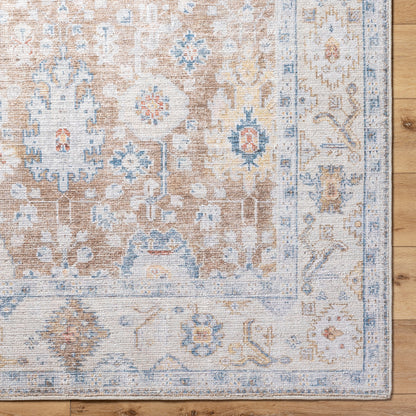 Marlon MLO-2307Rug- Mustard, Beige, Blue - Chapin Furniture